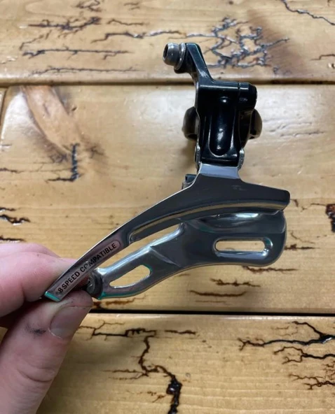 Shimano Deore LX fd-m565 Ön Aktarıcı 3x8V Alttan Çektirmeli Orta Vites Aktarıcı 34.9 mm Retro ürün görseli 1