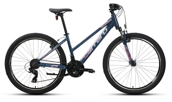 Carraro Force 601 V Fren 26" Jant  21 Vites 38 Kadro Kadın Dağ Bisikleti Mat Koyu Yeşil Açık Yeşil ürün görseli 1