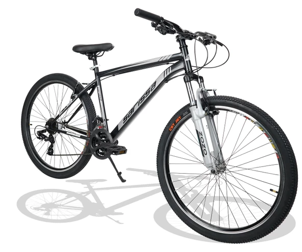 Sarissa Moon 27,5" Jant MTB Ön Amortisörlü Shimano 21 Vites V Fren Wake Gidon Dağ Bisiklet Siyah Gri ürün görseli 1