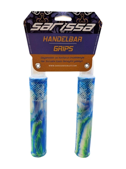 17 CM Mtb Bmx Freeride Elcik Silikon Bisiklet Elcik Kaymaz Yapı Dirt Jump Bisiklet Elciği Mavi Yeşil ürün görseli 1