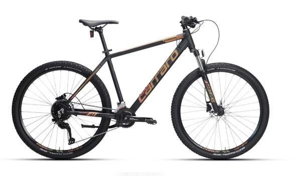 Carraro Force 770C 27,5" Jant 18 Vites 43 cm Kadro Hidrolik Disk Erkek Dağ Bisikleti Siyah Bakır ürün görseli 1