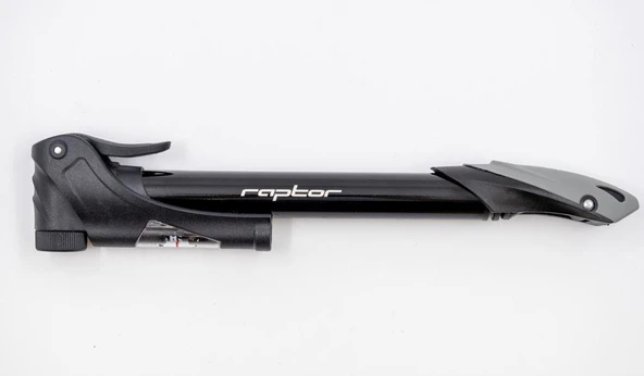 RAPTOR - M21B-02 Göstergeli Mini El Pompası Avuç İçi Destekli Yüksek Basınçlı Bisiklet El Pompası ürün görseli 1
