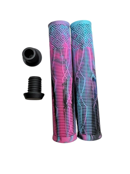 17 CM Mtb Bmx Freeride Elcik Silikon Bisiklet Elcik Kaymaz Yapı Dirt Jump Bisiklet Elciği Pembe Turkuaz ürün görseli 1
