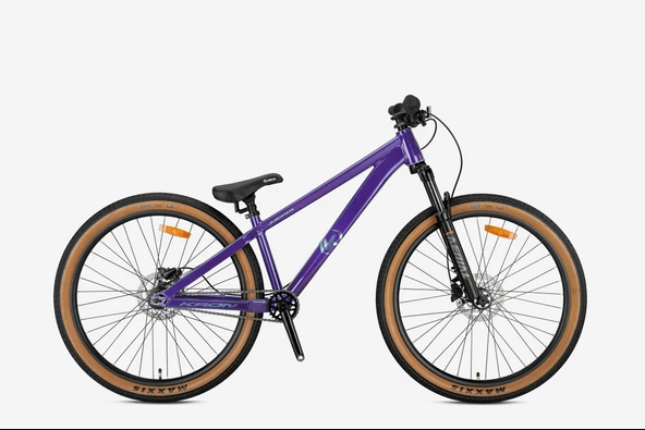 Kron Jumper Dirty Jump 26" Jant Single Speed Freeride Dirt Jump Akrobasi Bisikleti Mor ürün görseli 1