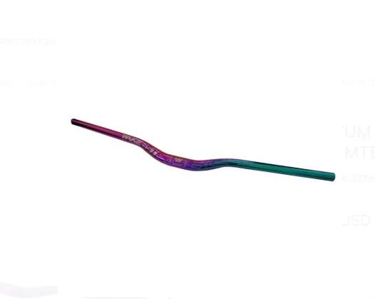 Wake Rainbow Alüminyum Gidon 31,8 mm Riser Mtb Gidon Bisiklet Gidonu Oil Slick 78cm Gidon ürün görseli 1