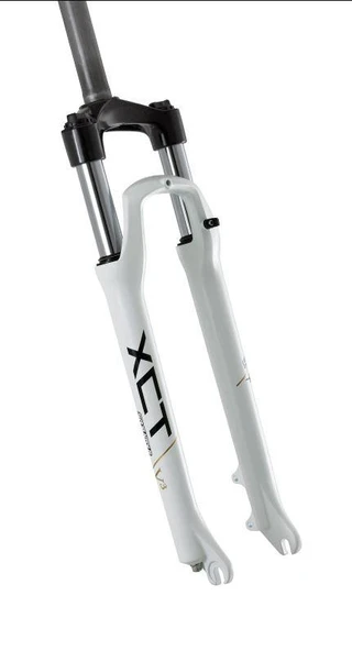 SR Suntour Xct V3 M/LO 26" Jant Kilitlenebilir Bisiklet Maşası Beyaz 1-1/8 QR Maşa Disk Fren Uyumlu ürün görseli 1
