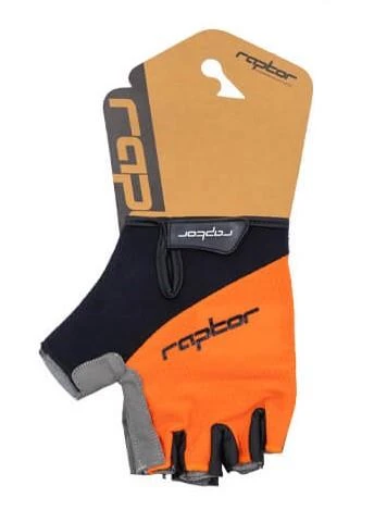 Raptor Cırtlı Eldiven Kısa Parmak Bisiklet Eldiveni MTB Yarım Parmak Eldiven XL Beden Turuncu ürün görseli 1