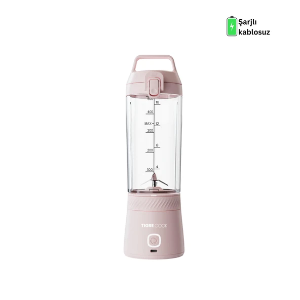 TIGRECOOK Blender Kişisel Taşınabilir Kablosuz Mikser ve Smoothie Makinesi, Güçlü, Şarj Edilebilir, PEPME ürün görseli 1