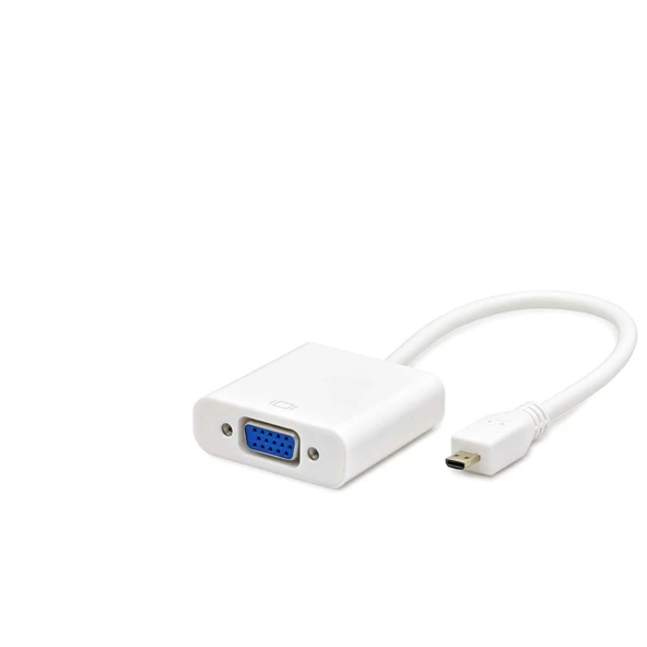 Usb Mıcro To Vga F Çevirici Beyaz HDX7810 ürün görseli 1