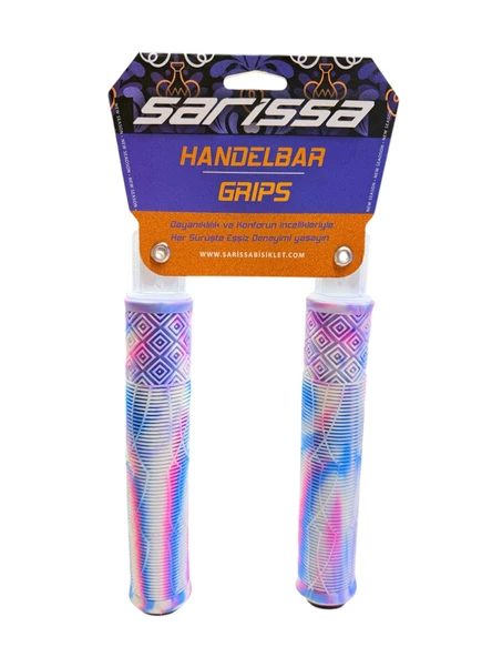 17 CM Mtb Bmx Freeride Elcik Silikon Bisiklet Elcik Kaymaz Yapı Dirt Jump Bisiklet Elciği Beyaz Mor ürün görseli 1