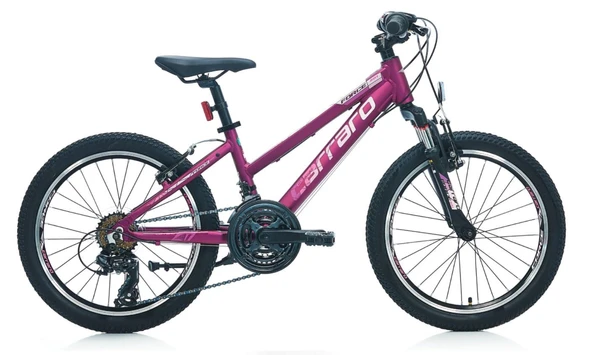 Carraro Force 201 20" Jant 21 Vites V-Fren 25cm Kadro Çocuk Bisikleti Mat Mürdüm ürün görseli 1