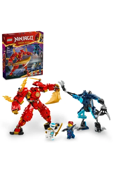 LEGO ® NINJAGO® Kai’nin Ateş Elementi Robotu 71808 - 7+ Çocuklar için Yaratıcı Oyuncak Yapım Seti (322P) ürün görseli 1
