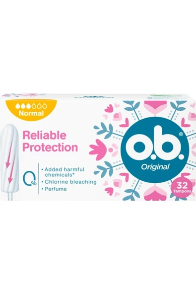 o.b. Ob Tampon Original Normal 32'Li ürün görseli 1