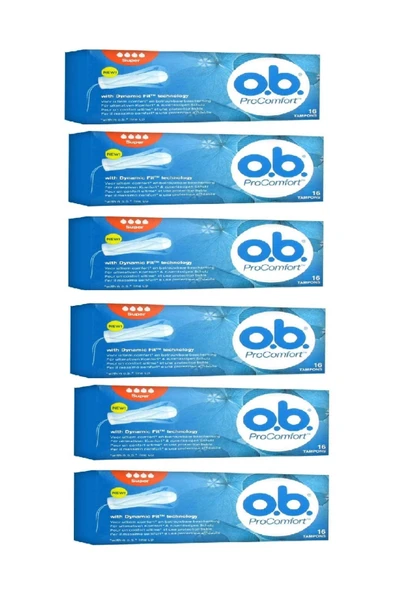 o.b. O.B Pro Comfort Super Tampon 96 Adet ürün görseli 1