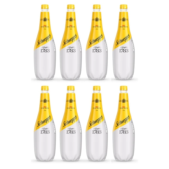 Schweppes Tonik 1 lt x 8 Adet ürün görseli 1