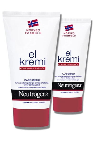 Neutrogena Norveç Formülü El Kremi Parfümsüz 75 Ml 2 Adet ürün görseli 1