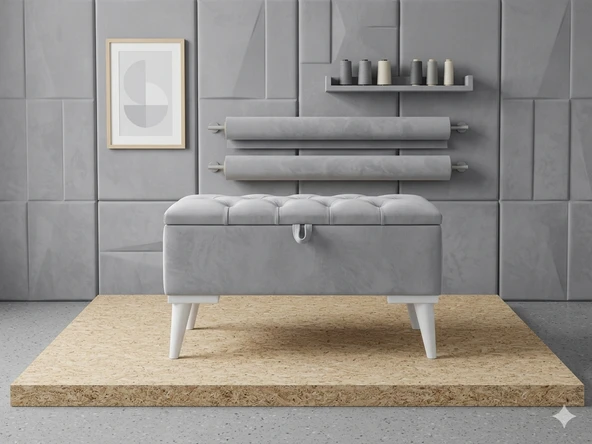 Sandıklı puf bench ayak ucu ürün görseli 1