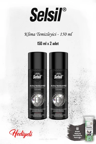 Selsil 2 adet Klima Temizleyici 150 ml, ROSIE ürün görseli 1