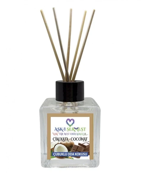 Aşk-ı Sermest Toptan Pariiss Hiltonn Çiçek Aromalı Bambu Çubuk Oda Kokusu Parfüm,  Küp Şişe,  200 mL, 3 Ad ürün görseli 1