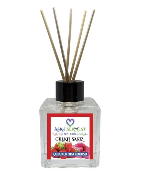 Aşk-ı Sermest Toptan Lacosstee Redd Çiçek Aromalı Bambu Çubuklu Oda Kokusu Reed Diffuser Ortam Kokusu Parfüm,  Küp Şişe,  200 mL, 5 Ad ürün görseli 1