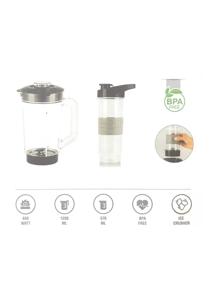 FAKİR 600W SPORTIC KİŞİSEL BLENDER - Resim 2