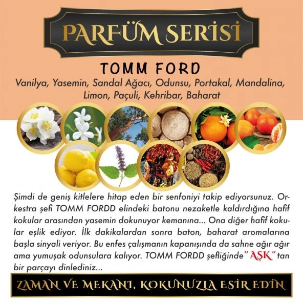 Aşk-ı Sermest Toptan Meczub Parfüm Serisi Tomm Fordd Kokulu 10 x 12 ml Elma Şişe Oto Kokusu ürün görseli 1