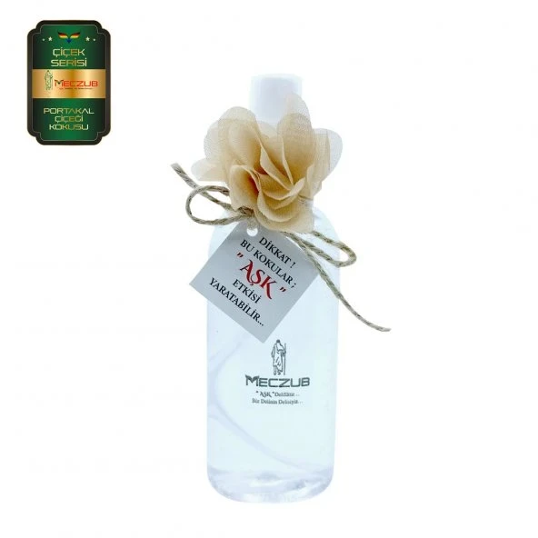 Aşk-ı Sermest Toptan "Meczub" Çiçek Serisi Portakal Çiçeği  Kokulu 150 ml Sprey Şişe Oto ve Ortam Kokusu 5 Adet ürün görseli 1