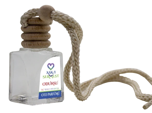 Aşk-ı Sermest Toptan Odunsu, Oto / Araç Kokusu Dörtgen Şişe, 12 mL, 10 Adet ürün görseli 1