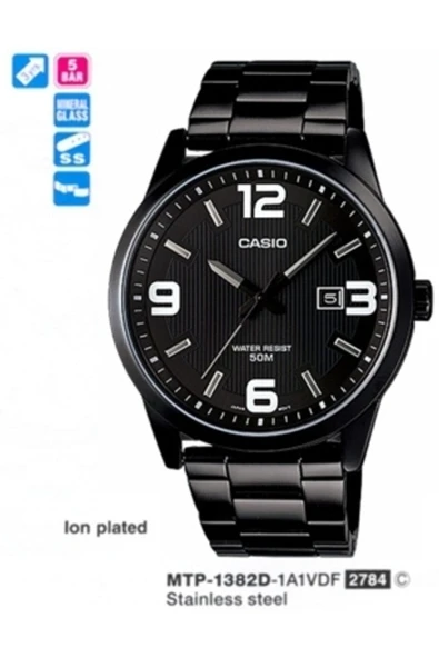 Casio Erkek Kol Saati MTP-1382D-1A1VDF ürün görseli 1