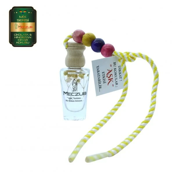 Aşk-ı Sermest Toptan Meczub Mix Serisi Çikolata & Hindistan Cevizi Kokulu 10 x 12 ml Heybet Şişe Oto Kokusu ürün görseli 1