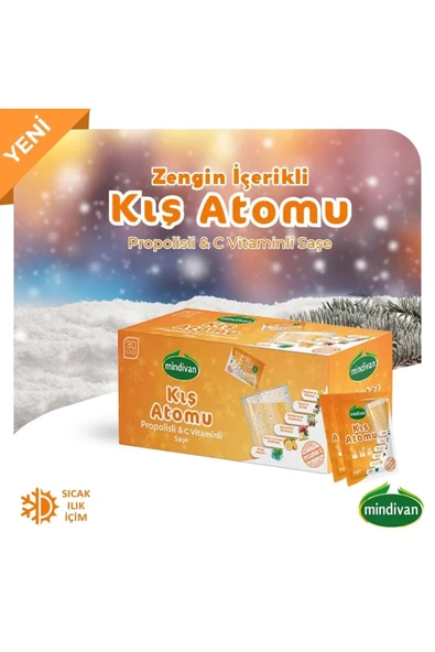 Mindivan Kış Atomu Propolisli ve C Vitaminti Bitki Çayı 180 gr - Resim 2