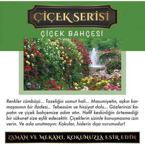 Koku Hanem Toptan Meczub Çiçek Serisi Çiçek Bahçesi 10 Adet 8 ml Silindir Şişe Oto Kokusu Araç Araba Parfümü ürün görseli 1