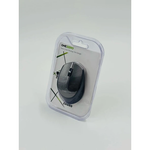 ZR880 Gri Wireless Mouse ürün görseli 1