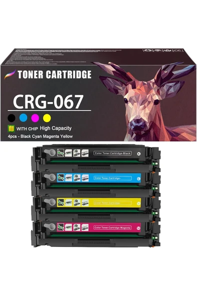 Canon CRG067 MUADİL MF657CDW-MF655CDW-MF651CW-M254-MFP M281CDW-281FDN-281FDW-280NW-MF832CDW ürün görseli 1