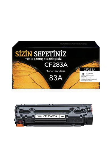 HP Muadil Toner CF283A 83A Uzun Ömürlü M125rnw M127fw M201dw Yazıcı İçin ürün görseli 1