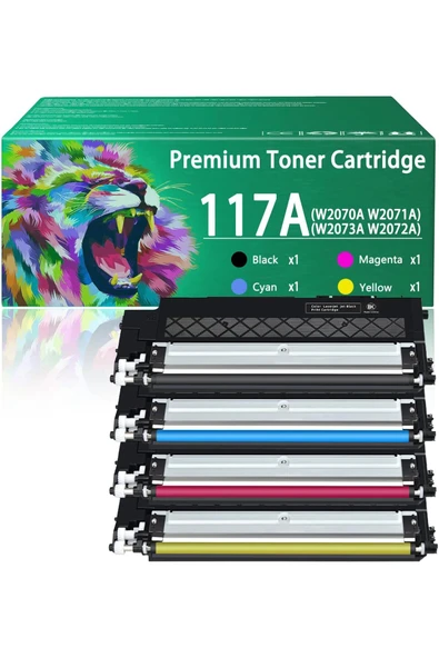 HP 117A TONER W2070A W2071A W2073A W2072A TonerColor Laser MFP 150a 150nw 178nwg 178nw 179fwg 179fnw ürün görseli 1