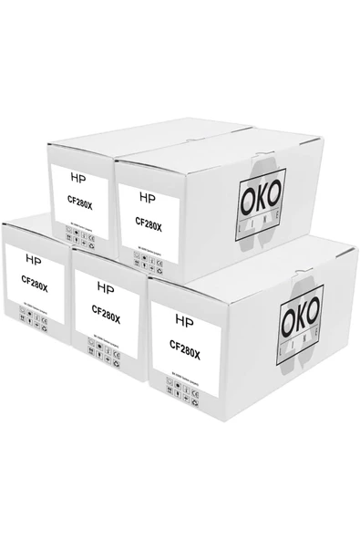 HP CF280X TONER, 80X Siyah Toner, LaserJet Pro 400 M401, Pro 400 MFP M425 ile Uyumlu ürün görseli 1