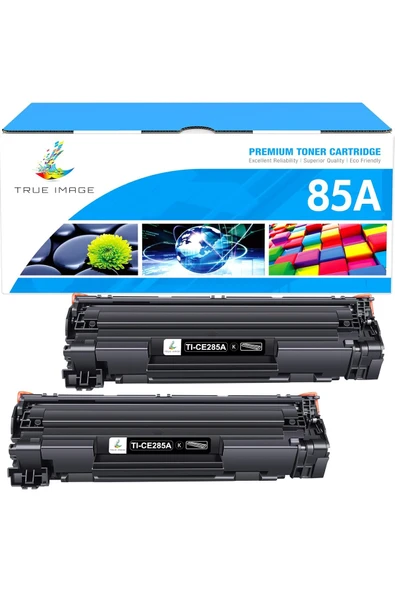 HP CE285A TONER Laserjet Pro P1102w, MFP M1212nf M1217nfw Printer (Black, 2-Pack) ürün görseli 1