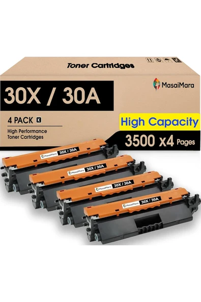 Canon CF230X Muadil 4 Adet |Laserjet Pro M203 M203dw M203dn M203d MFP M227 M227fdw M227fdn M227sdn M227d ürün görseli 1