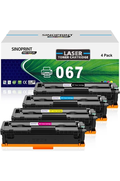 Canon CRG-067/054 UNIVERSAL Muadil Set MF 651cw MF655cdw MF657cdw Uyumlu*YA-DE BİLİŞİM* ürün görseli 1