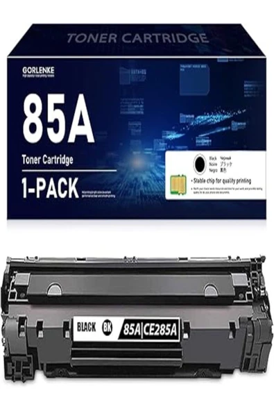 HP 85A toner CE285A P1005, P1006; Laser Pro P1102w, P1102, P1109w, M1132, M1212nf MFP, M1217nfw ürün görseli 1