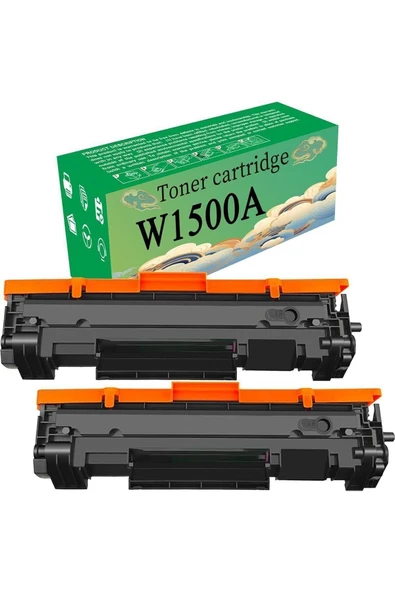 HP 150A TONER W1500A 150A Laserjet M111W M111A M141A M141W W1500A W150A Çipli 2Li Paket ürün görseli 1