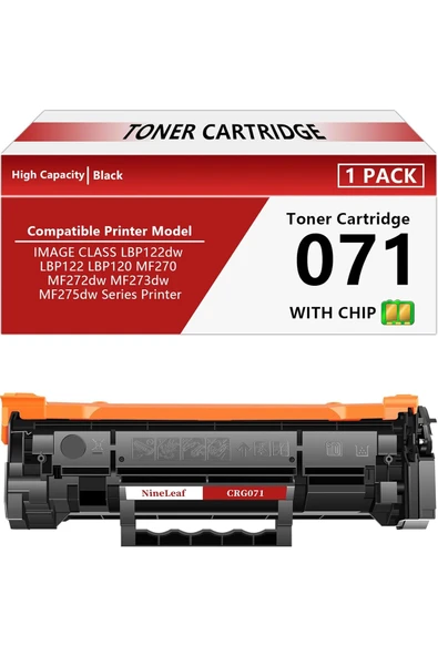 Canon CRG071 Muadil Çipli | ImageCLASS LBP122dw LBP122 LBP120 Mf272dw Mf273dw Mf275dw ürün görseli 1