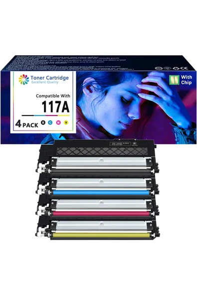 HP 117A TONER MUADİL Color Laser MFP 150a 150nw 178nwg 178nw 179fwg 179fnw Printers*ÇAKAL SATICILAR GİREMEZ* ürün görseli 1