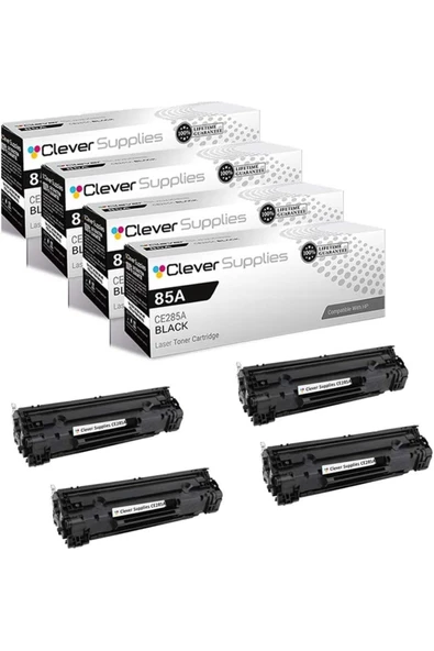 HP Laser Jet Pro P1102W P1109W M1212NF M1217NFW M1132 M1138 M1139 M1219NF MFP Printer (4-Pack, Black) ürün görseli 1
