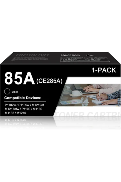 HP CE285A Black Toner 2000 SAYFA Pro P1102w P1102 P1109W M1217nfw M1212 M1212nf M1217 Printer(1Black) ürün görseli 1