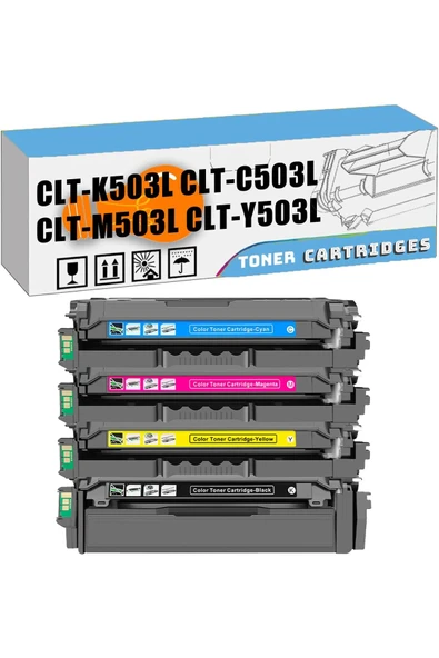 Samsung CLT503L SL-C3010ND SL-C3060FR SL-C3060ND Printers,SET ürün görseli 1