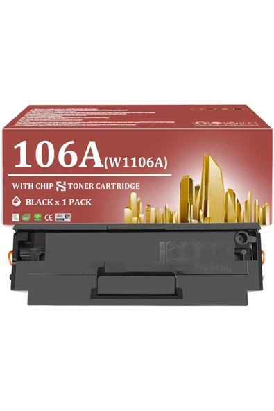 HP 106A TONER YA-DE BİLİŞİM MUADİL 106A Laser 107 107a 107w MFP 135 135a 135w 137fnw Printers ürün görseli 1
