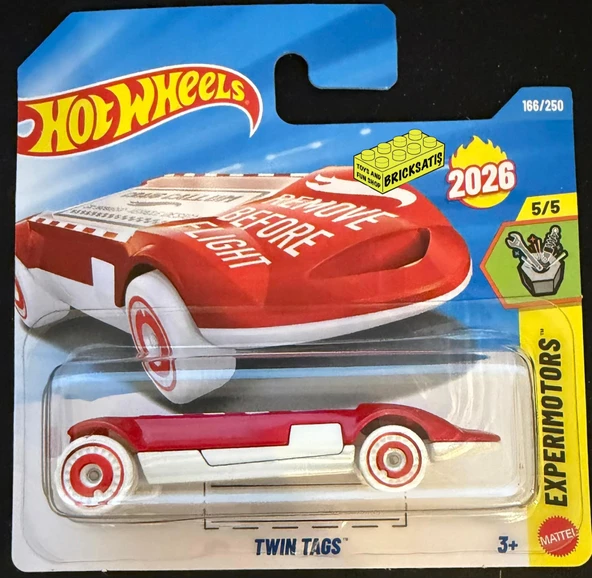 Hot Wheels Tekli Arabalar Twin Tags JJH64 (Experimotors) ürün görseli 1