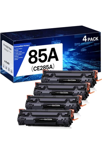 HP CE285A TONER MUADİL Pro P1102W 1102W M1212 M1212NF MFP P1109W M1210 M1217NFW 4ADET-YADE BİLİŞİM- ürün görseli 1